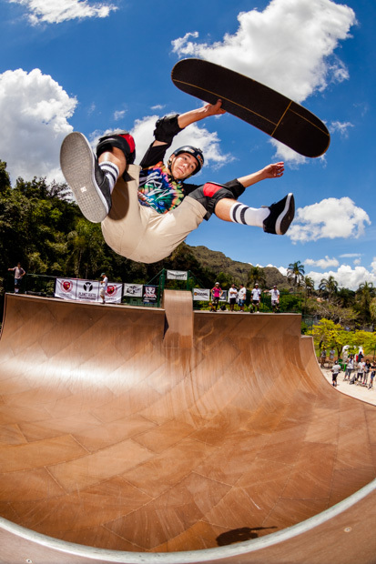 Biel Machado - FS Heelflip Grab (Foto: Diogo Groselha)